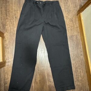 Men's Classic Black Chinos